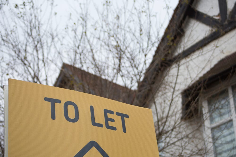Property with a To Let sign outside, representing buy-to-let investment and landlord mortgage advice in Swindon, Cirencester and Bristol.